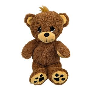 Precious Moments Paws Teddy Bear Brown Plush Toy Adorable Stuffed Animal 2007